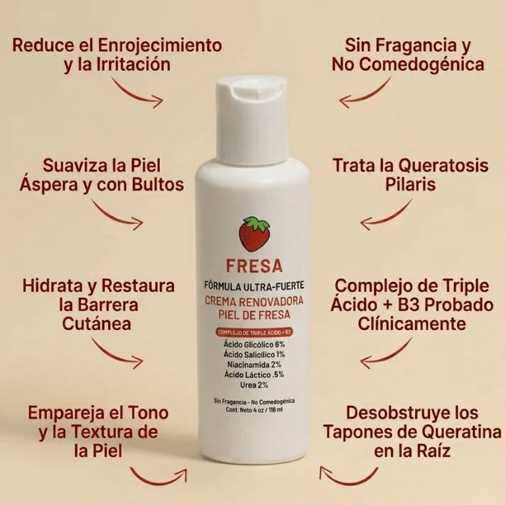 Crema Exfoliante Strawberry