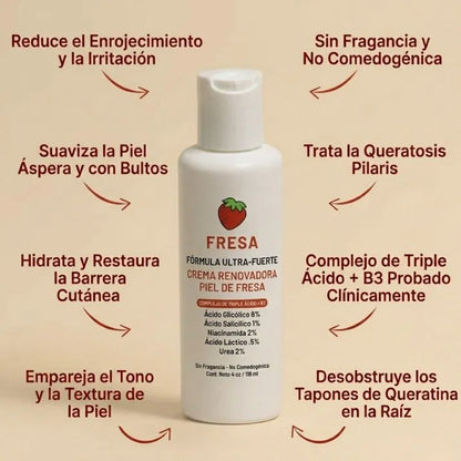 Crema Exfoliante Strawberry