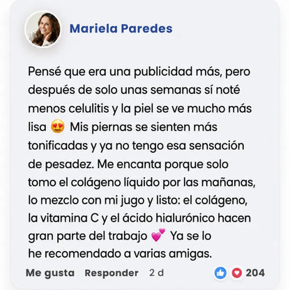 Colágeno Líquido sabor Mango 🥭